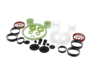 a group of different colored round objects