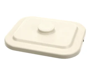 a white square object with a button