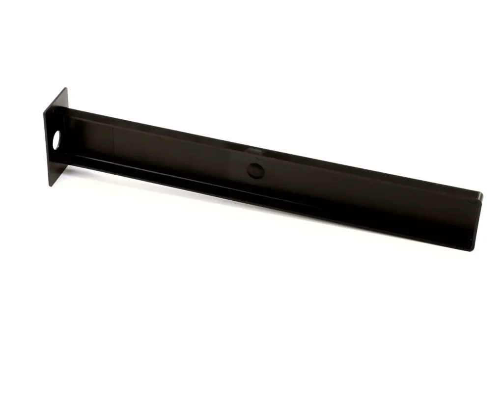 a black metal object with holes