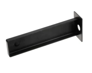 a black metal object with holes