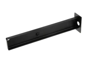 a black metal object with holes