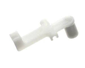 a white plastic object on a white background