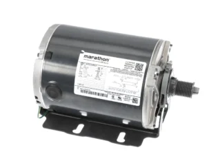 a black and silver electric motor
