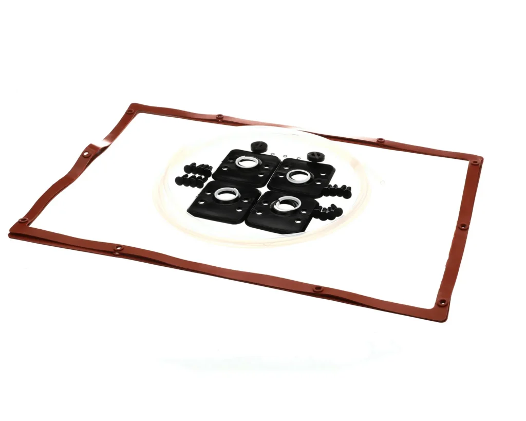 a close up of a plastic frame