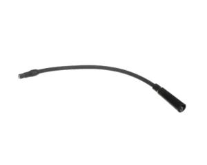 a black cable with a black wire