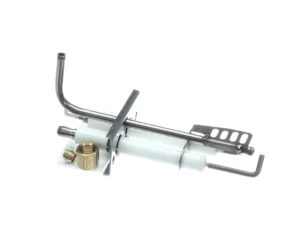 a metal and metal pipe with screws