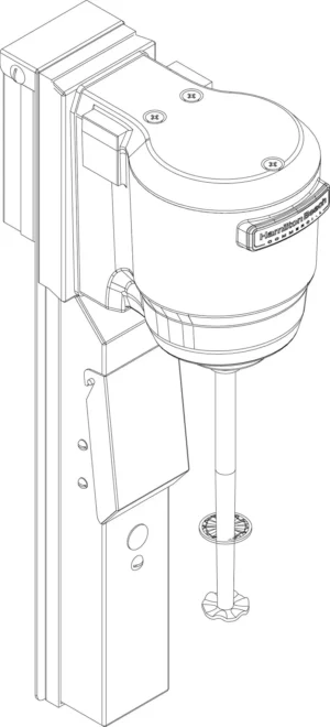 a drawing of a mixer