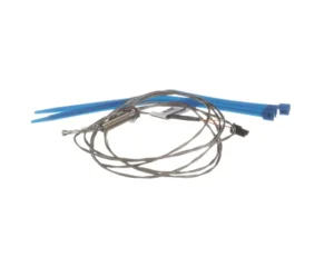 a blue cable and wires