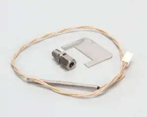 a metal piece of equipment with a wire