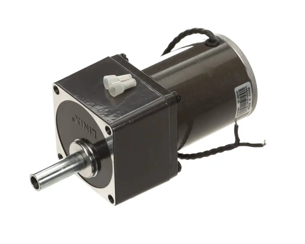 a small black and silver electric motor