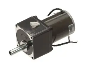 a small black and silver electric motor