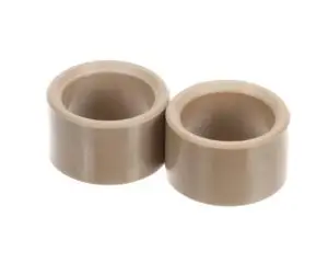 a pair of brown tape holders
