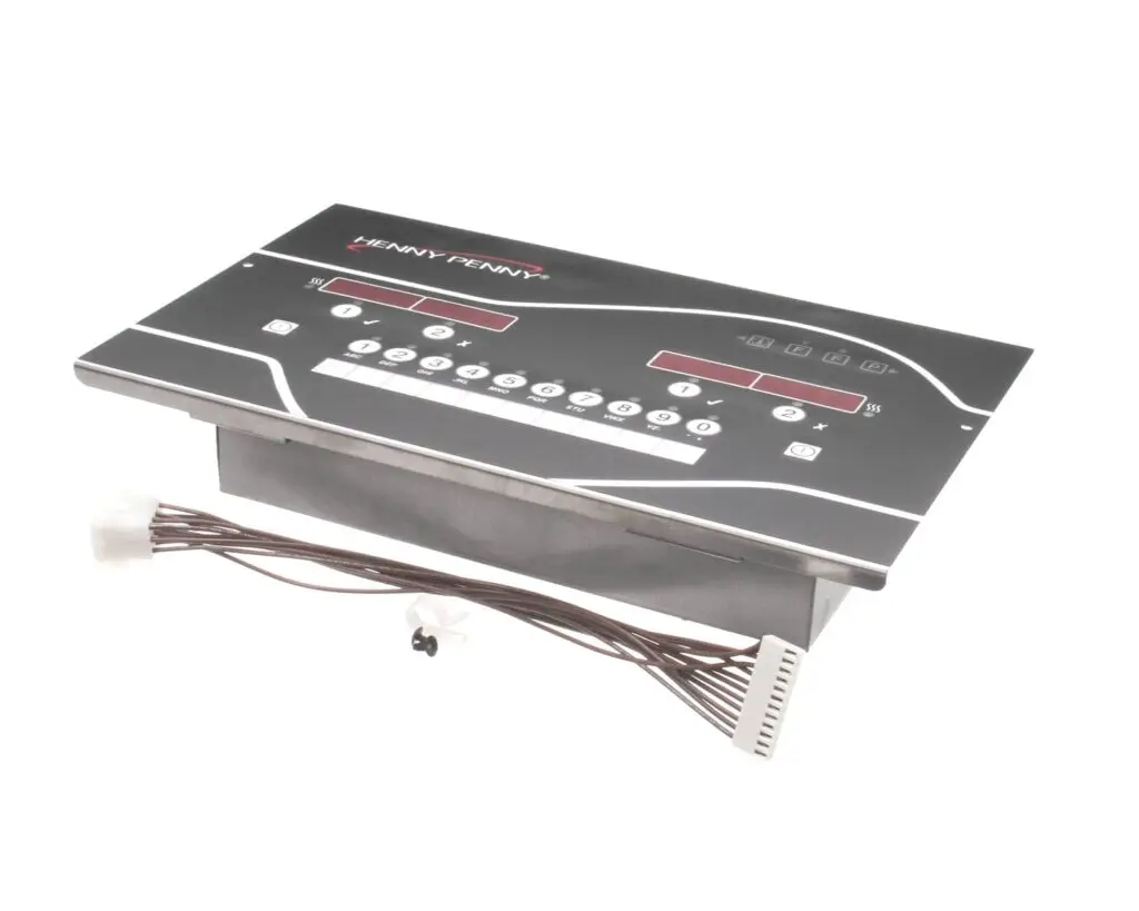 a black electronic device with wires