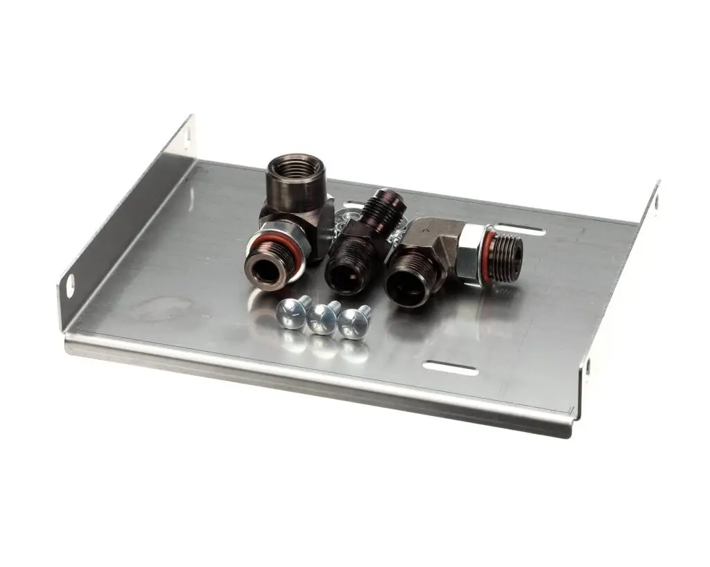 a group of metal objects on a metal surface