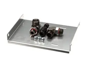 a group of metal objects on a metal surface