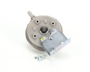 a small grey object with screws