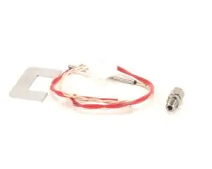 a red and white wire and connector