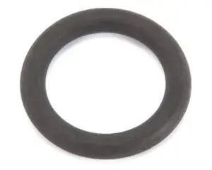 a black round object on a white background