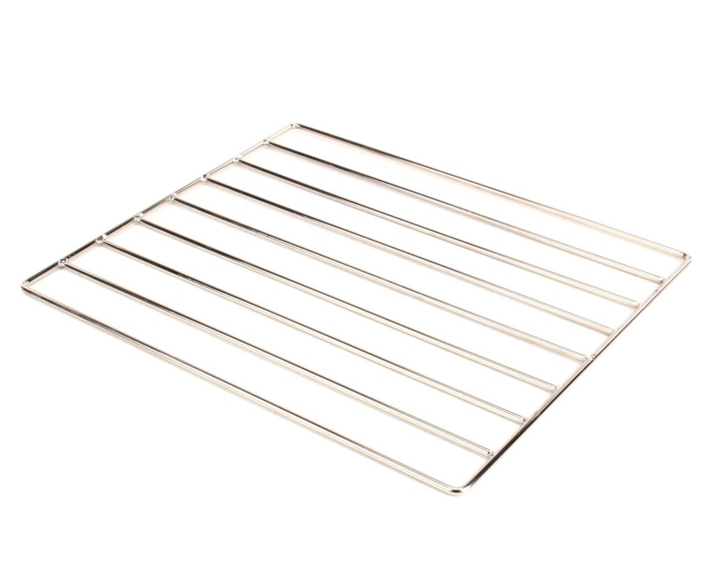a metal grid on a white background