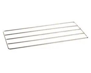 a metal rack with five thin lines