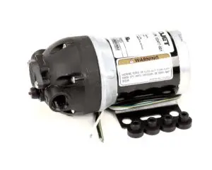 a black and silver electric motor