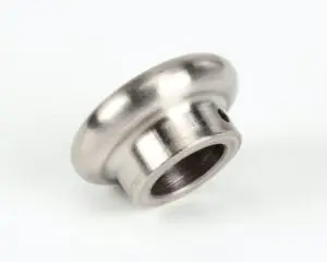 a metal object with a hole