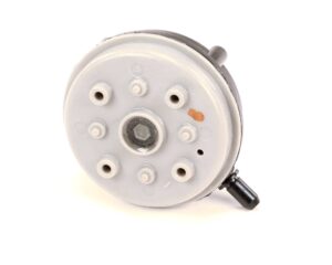 a grey circular object with white circles