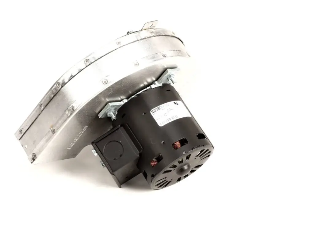 a black and silver fan