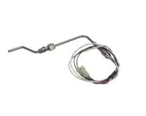 a metal pipe with wires
