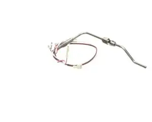 a metal pipe with wires