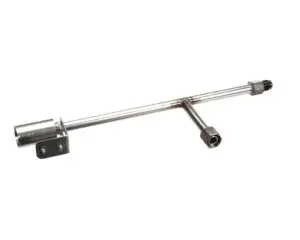 a metal rod with a screw on the end