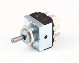a small metal and silver switch