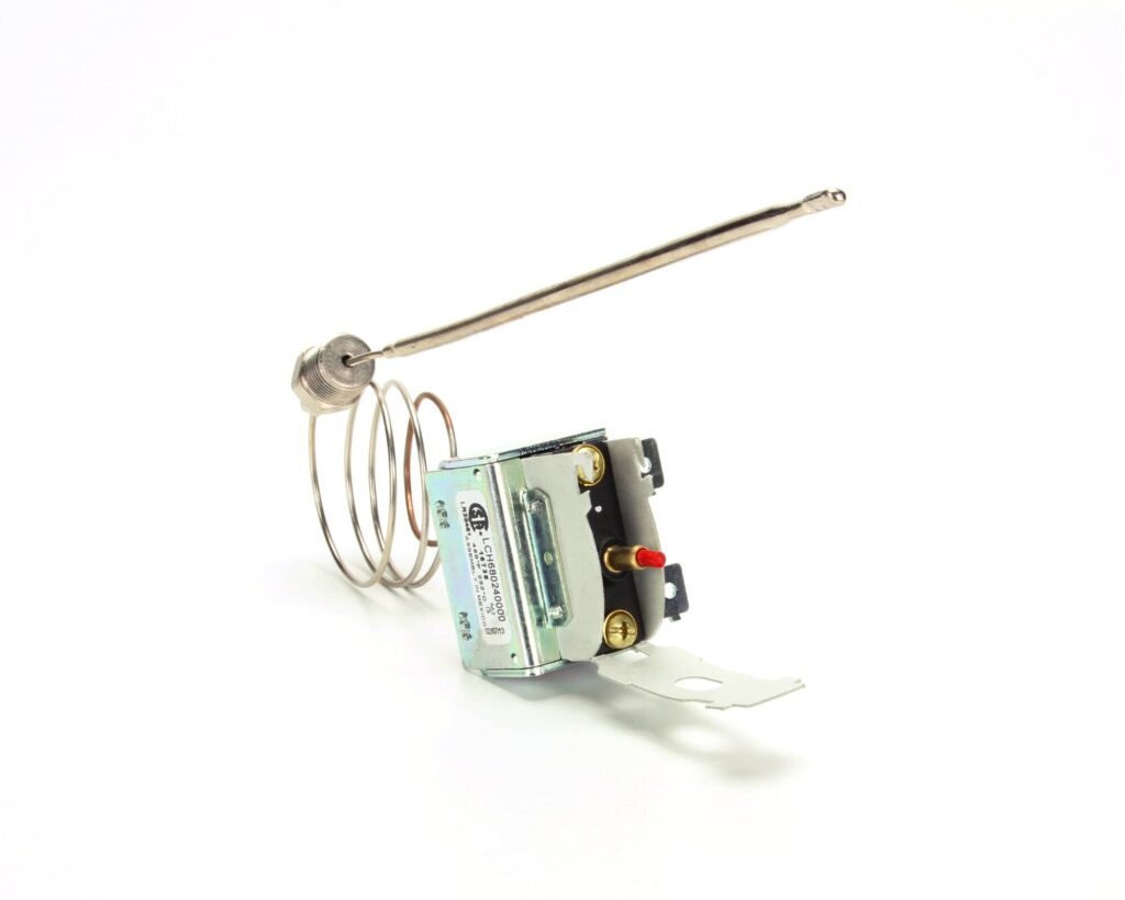 a small metal device with a metal spring