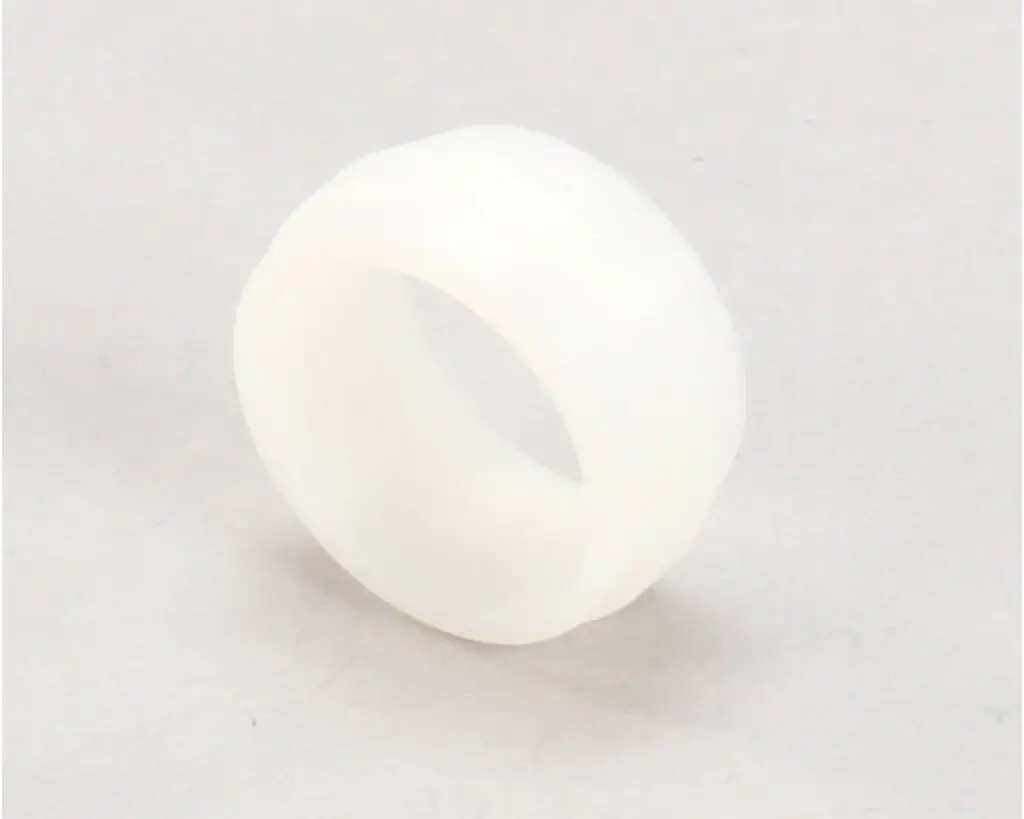 a white ring on a white surface