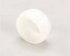 a white ring on a white surface