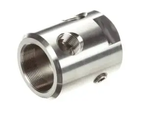a metal cylinder with holes