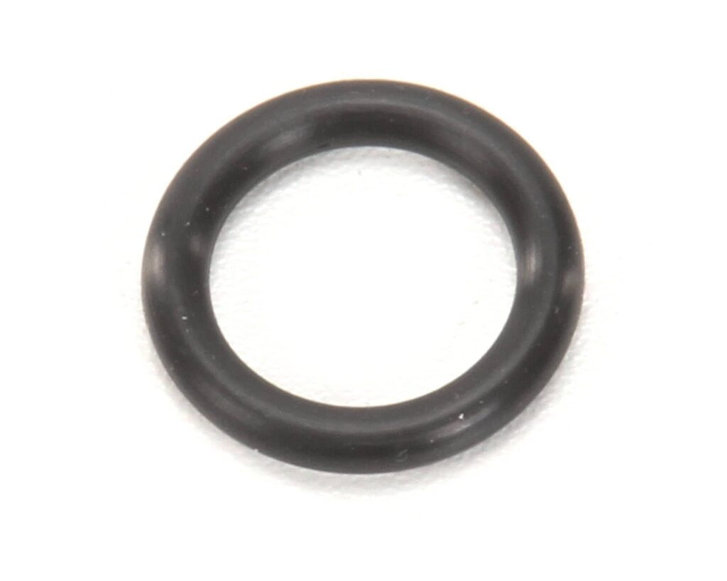 a black round object on a white surface