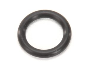 a black round object on a white surface