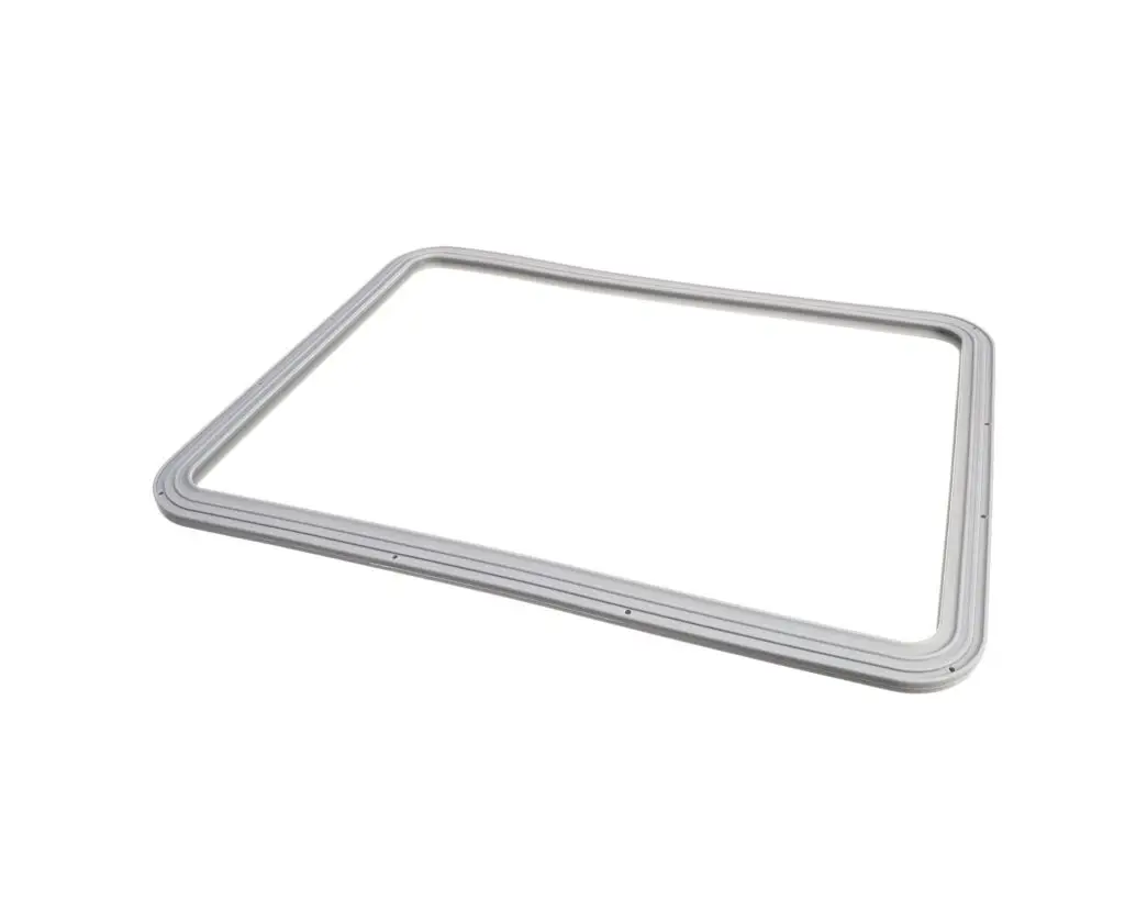 a white square frame with a white background