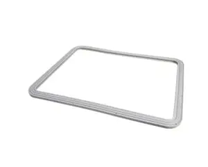 a white square frame with a white background