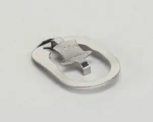 a silver object with a clip