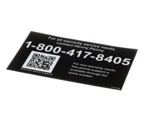 a black and white card with qr code