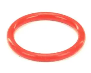 a red circle on a white background