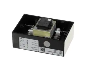 a black box with a square object