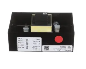 a black box with a yellow object