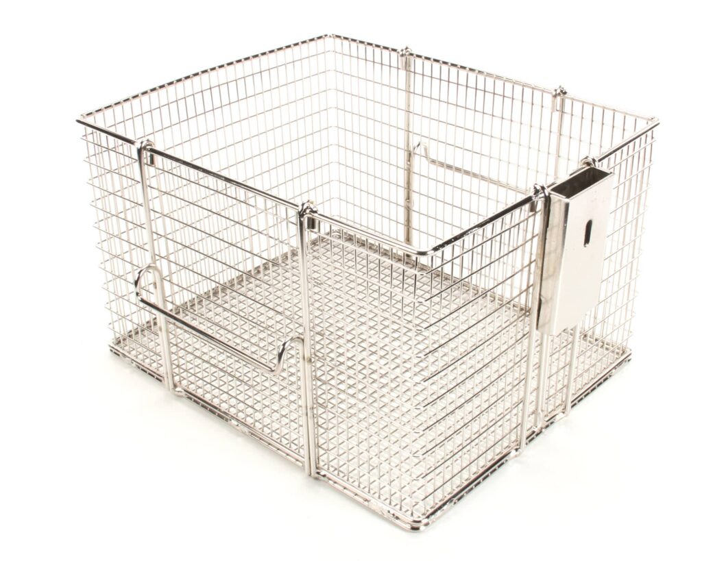 a cage with a lock