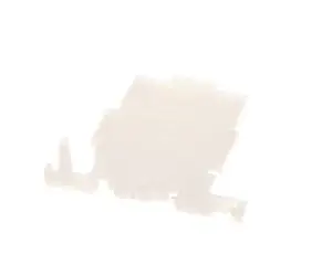 a white plastic piece of equipment