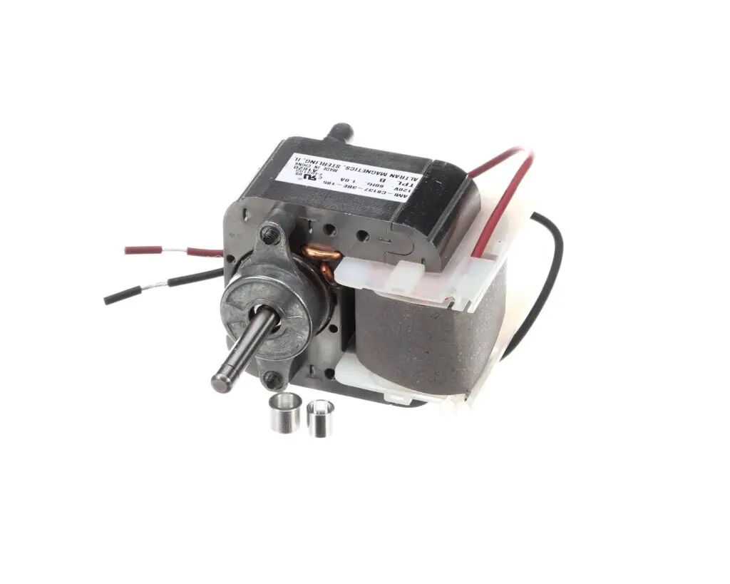 a small electric motor with wires