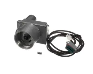 a metal object with wires