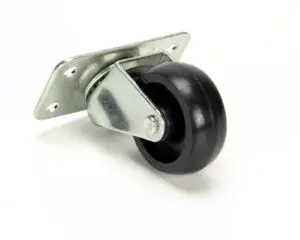 a black and silver wheel